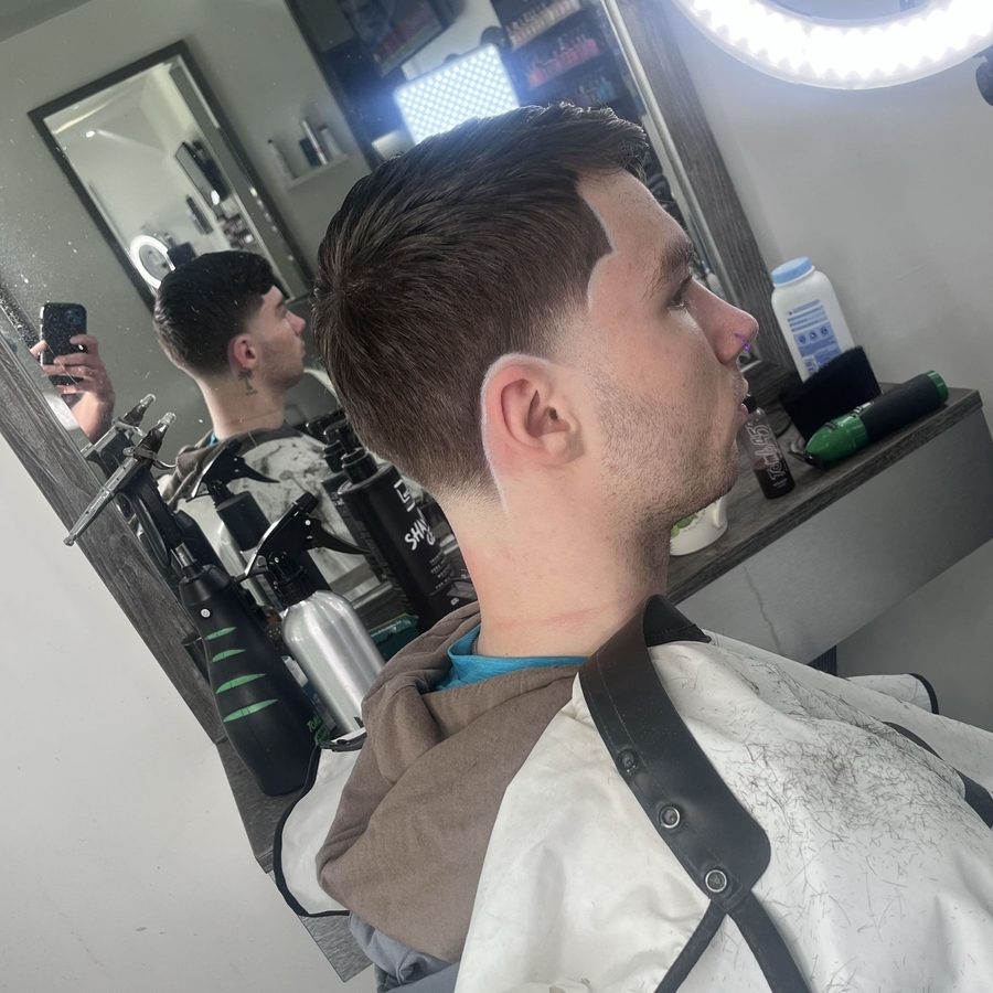 Finished cut and beard at RYAN STYLES barbershop